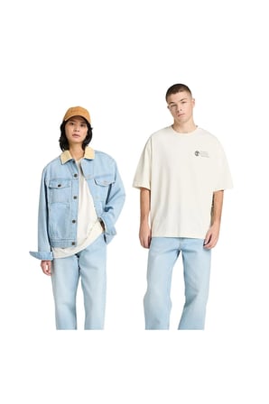 B0A5M8RCM91-R Archive Boot&amp;quot; Tee Erkek Krem