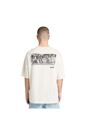 B0A5M8RCM91-R Archive Boot&amp;quot; Tee Erkek Krem