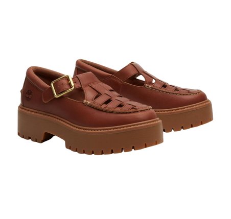 B0A4188EM61-R Timberland Stone Street Buckle Shoe Kadın Sandalet Kahve