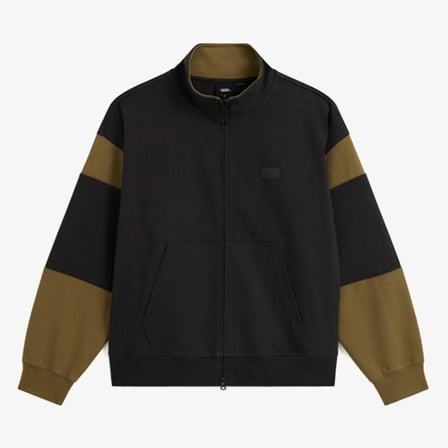 Vans Retro Sport Mock Neck Full Zip Erkek Siyah Sweatshirt