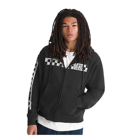 000WT2BLK1-R Vans Vans Racing Full Zip Erkek Ceket Siyah