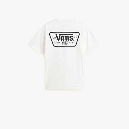 Vans Knu Patch SS Tee Erkek Beyaz T-Shirt
