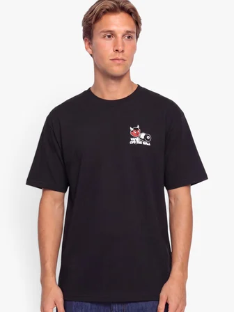 Old Scratch SS Tee Erkek Siyah T-Shirt - VN000X2T