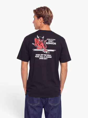 Old Scratch SS Tee Erkek Siyah T-Shirt - VN000X2T