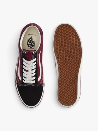 Old Skool Uniseks Bordo Spor Ayakkabı - VN000Z90