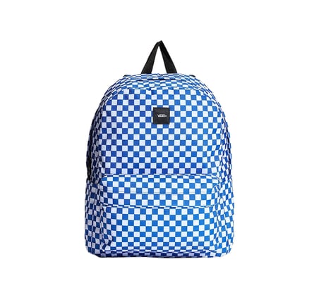 000H4X10Z1-R Vans Old Skool Check Backpack Sırt Çantası Mavi