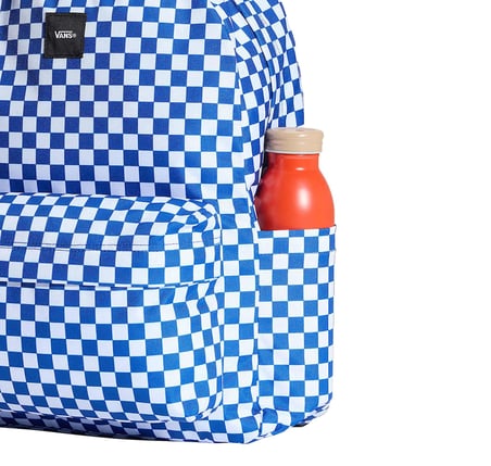 000H4X10Z1-R Vans Old Skool Check Backpack Sırt Çantası Mavi
