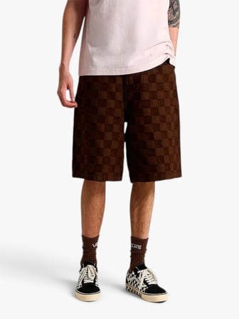 Check-5 Baggy Denim Short Erkek Kahverengi Şort - VN000C9V