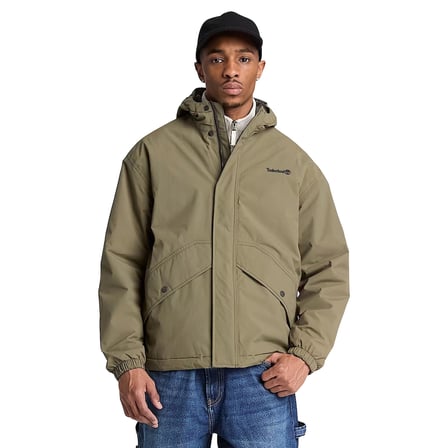 BC0YH6VAIE1-R Timberland Weatherlıne Waterproof Insulated Jacket Erkek Mont Yeşil