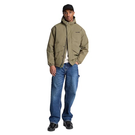 BC0YH6VAIE1-R Timberland Weatherlıne Waterproof Insulated Jacket Erkek Mont Yeşil