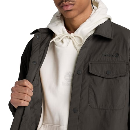BC0YH7MCN11-R Timberland Dwr Insulated Shacket Erkek Ceket Siyah