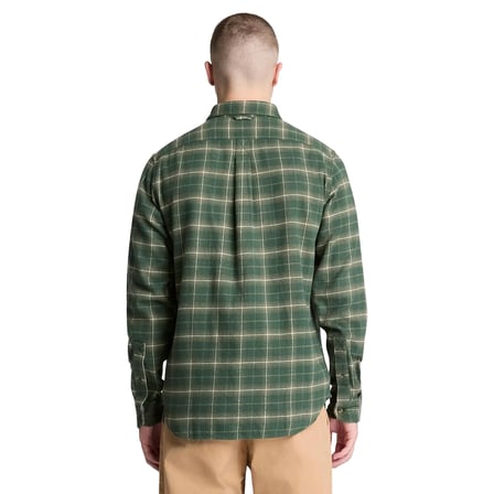 BC0YH89AIC1-R Timberland Flannel Check Shirt (Regular) Erkek Gömlek Yeşil
