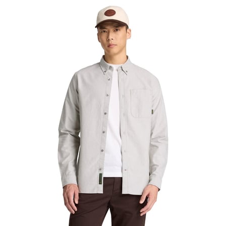Timberland Lake Warner Solid Oxford Shirt Erkek Gömlek