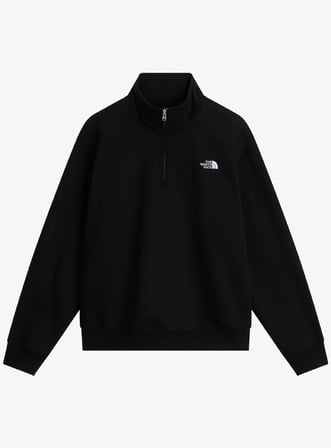 The North Face NF0A8FD8-8K2 M TNF Essential Simple Dome Rlx 1/4 Zip Erkek Sweatshirt