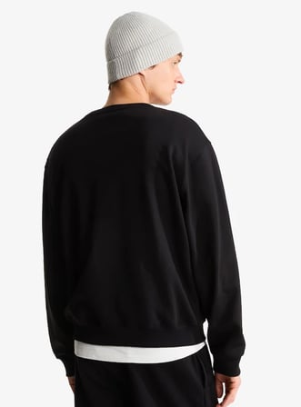 The North Face NF0A8FXA-JK3 Essential Terry Simple Dome Relaxe Erkek Sweatshirt