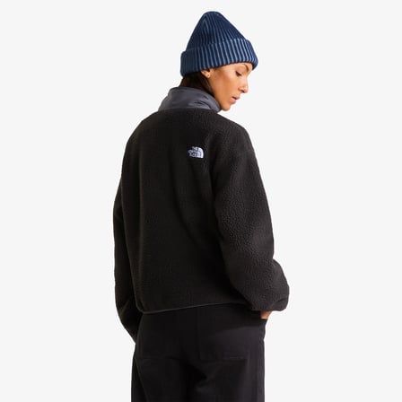 The North Face Cragmont 1/2 Snap Kadın Siyah Polar