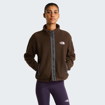 The North Face Fleeski Full Zip Kadin Kahverengi Polar