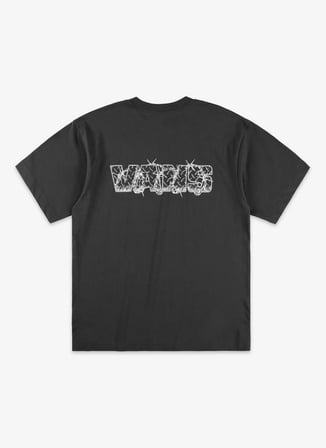 Vans VN0010G1EMV1 Barbed Wrap SS Tee Siyah Bisiklet Yaka Regular Fit Düz Erkek T-Shirt
