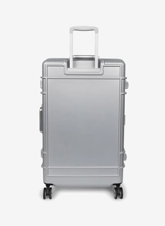 Eastpak Gri Çekçekli Sert Valiz RESIST'R CASE M