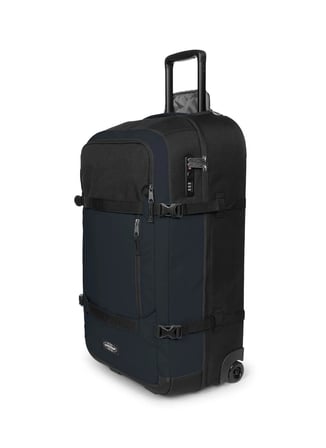 Eastpak Lacivert Unisex Çekçekli Kumaş Valiz TRANSIT'R PRO M
