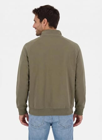 Timberland Yeşil Erkek Logo Baskılı Sweatshirt TBC0YHB9AIE1 EXETER RIVER Tree