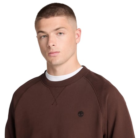BC0YHBAAJD1-R Timberland Exeter Rıver Lb Crew Sweatshirt Erkek Sweatshirt Kahve