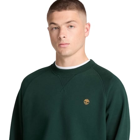 BC0YHBAEA11-R Timberland Exeter Rıver Lb Crew Sweatshirt Erkek Sweatshirt Yeşil
