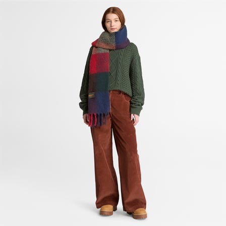 Timberland Corduroy Wide-Leg Kadın Kahverengi Pantolon