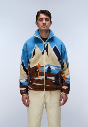 Napapijri T-Fleece Fz Erkek Polar