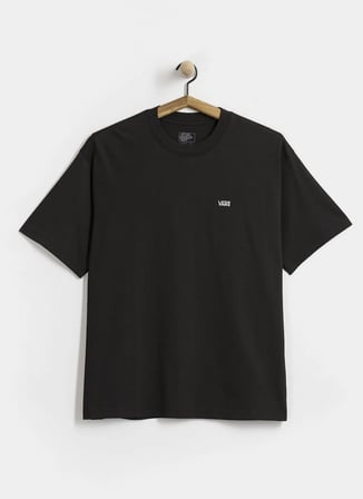 Vans VN0010FFBLK1 Left Chest II Loose SS Siyah Bisiklet Yaka Regular Fit Düz Erkek T-Shirt