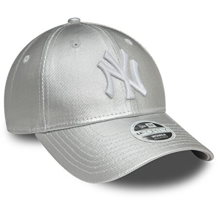 New York Yankees Kadın Met Denim Gümüş 60595374 Şapka
