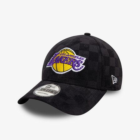 New Era Tonal Check 9Forty LA Lakers Unisex Siyah Şapka