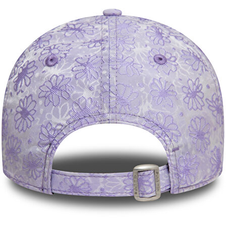 New York Yankees Kadın Çiçekli Açık Mor 9TWENTY 60595378 Şapka