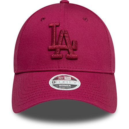 LA Dodgers Kadın Metalik Logo Koyu Kırmızı 60595493 Şapka