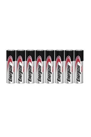 Energızer 7638900427868 Pil Aa Alkalıne Max 4+4 8 Li Kalem Pıl (8 Li Satılır)