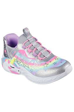 SKECHERS çocuk spor ayakkabı UNICORN DREAMS - STA - SLIP-INS - 302296LSMLT