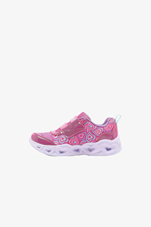 Skechers Heart Lıghts Boogıe Land Çocuk Pembe Sneaker 303258N HPMT