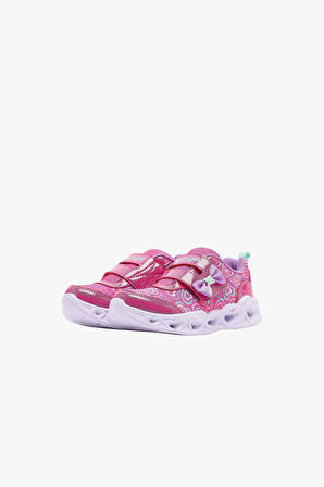 Skechers Heart Lıghts Boogıe Land Çocuk Pembe Sneaker 303258N HPMT