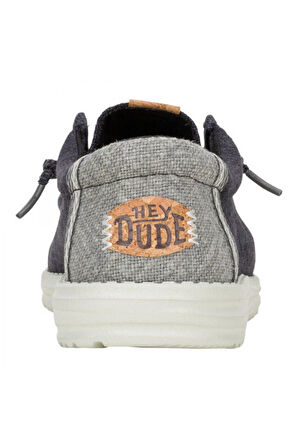 Hey Dude 43085 Wally Jute Siyah Erkek Ayakkabı