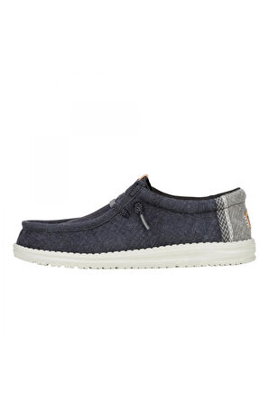 Hey Dude 43085 Wally Jute Siyah Erkek Ayakkabı