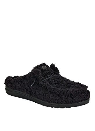 Hey Dude Yün Siyah Erkek Günlük Ayakkabı Wally Slipper