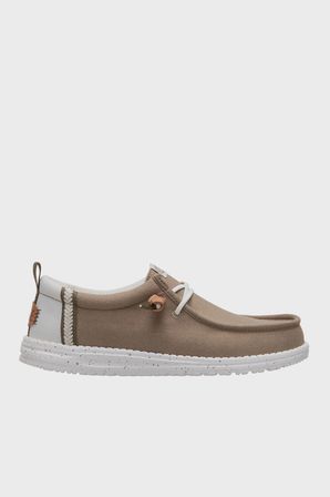 Hey Dude Wally Craft Linen Logolu Casual Ayakkabı Erkek AYAKKABI 43086-2KR KAHVE