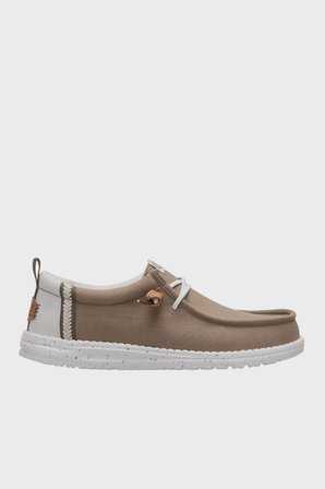 Hey Dude Wally Craft Linen Logolu Casual Ayakkabı Erkek AYAKKABI 43086-2KR KAHVE