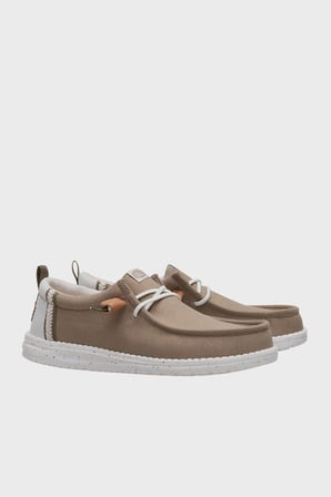 Hey Dude Wally Craft Linen Logolu Casual Ayakkabı Erkek AYAKKABI 43086-2KR KAHVE