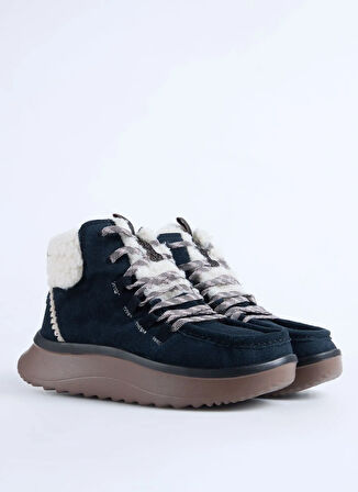 Hey Dude Siyah Kadın Bot Wendy Peak Apres Suede CozStit