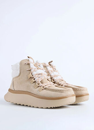 Hey Dude Bej Kadın Bot Wendy Peak Apres Suede CozStit