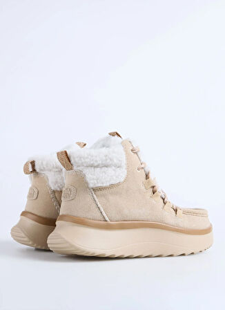 Hey Dude Bej Kadın Bot Wendy Peak Apres Suede CozStit