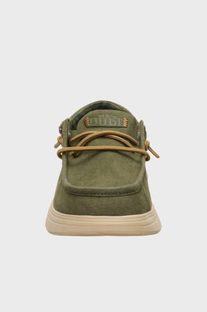 Hey Dude Wally Comf Worn Twill Makosen Ayakkabı Erkek AYAKKABI 45113-3BN HAKİ
