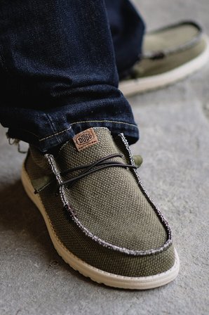 Hey Dude Wally Braided Loafer Ayakkabı Erkek AYAKKABI 40003-3CI HAKİ