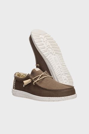 Hey Dude Wally Stretch Canvas Casual Ayakkkabı Erkek AYAKKABI 40700-2LN KAHVE